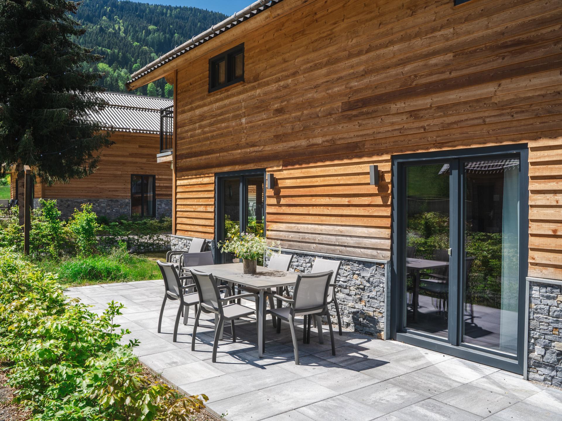 The chalet and terrace